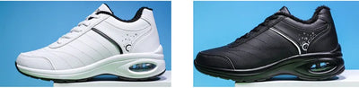 Zapatillas Deportivas para Mujer de Cuero con Suela Gruesa y Transpirabilidad - Image 12