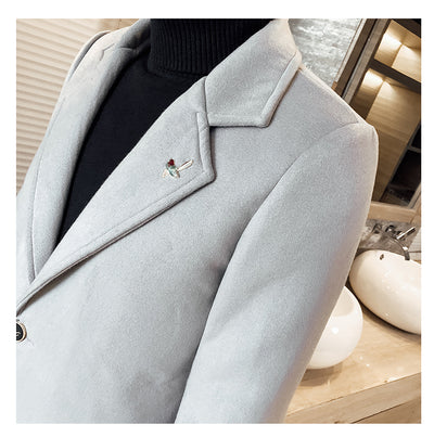 Abrigo de Invierno para Hombre en Algodón y Lana - Image 14