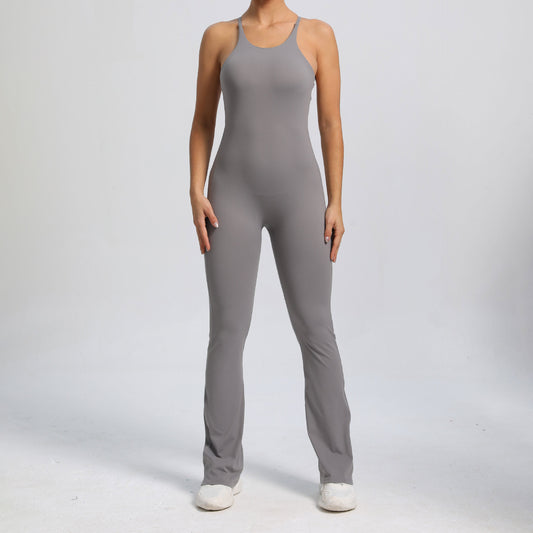 Jumpsuit Deportivo de Alta Intensidad con Tirantes Ajustables para Yoga