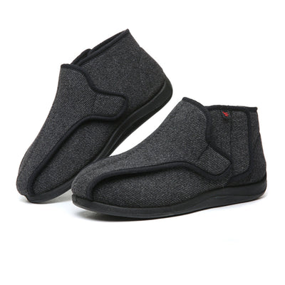Zapatos Tweed a Rayas con Cierre de Velcro Ajustable - Image 2