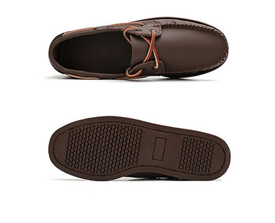 Zapatos Casuales de Cuero para Hombre Talla Grande - Image 19