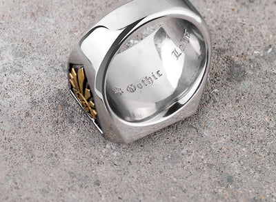 Anillo y Pulsera de Acero Titanio Estilo Punk Calavera Europeo Americano - Image 8
