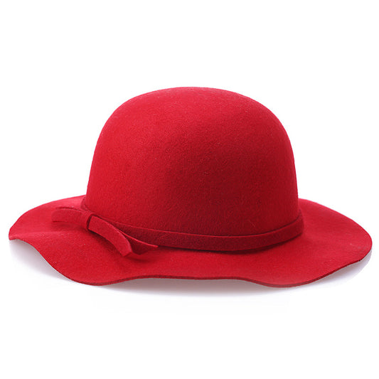 Gorro de Lana Pura con Textura Ondulada para Mujer