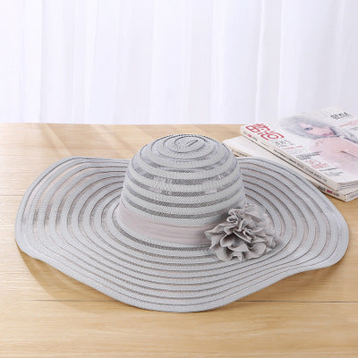 Sombrero de Paja Coreano con Malla Transpirable y Ala Ancha Protección Solar - Image 7
