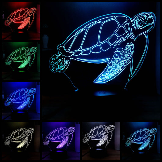 Lámpara LED 3D Tortuga Nocturna - Image 7
