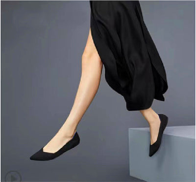 Zapatos de Tacón Punta Fina Tejidos Livianos para Mujer - Image 61