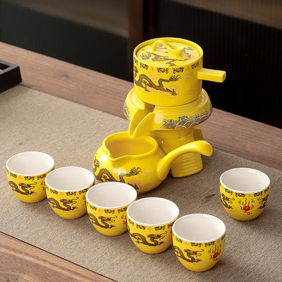 Juego de Té Semiautomático Lazy - Set Completo para el Hogar - Image 9