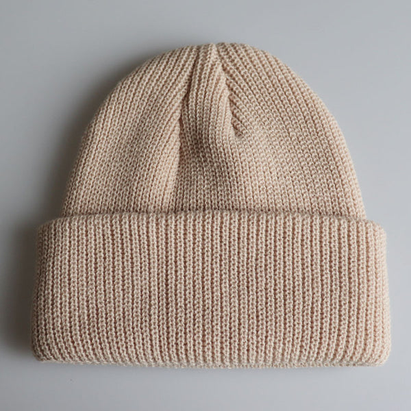 Gorro de Lana Tejida con Detalle de Cuero Melón para Hombre y Mujer - Image 13