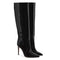 Botas Negras Stiletto Punta Fina Hasta la Rodilla