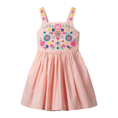 Vestido Infantil Tejido con Bordados Delicados - Image 8