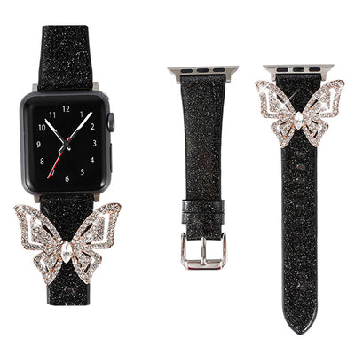 Apple Watch con Diseño de Mariposa y Diamantes Brillantes - Image 3