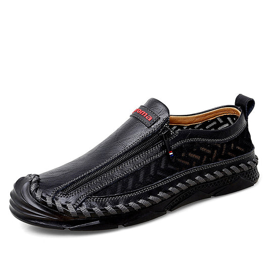 Zapatos Casuales de Cuero para Hombre - Estilo Simple y Versátil - Image 7