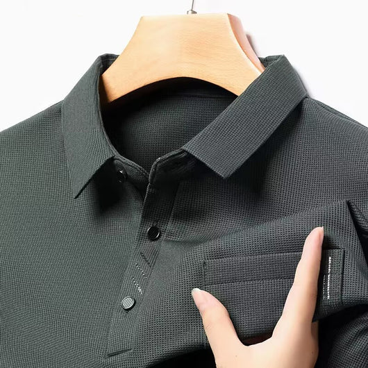 Camisa Casual de Algodón Manga Larga para Hombre - Image 2