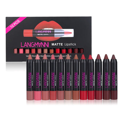 Set de Labiales Mate Antiadherente y Brillo Labial - Image 11