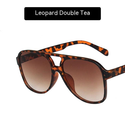 Gafas de Sol Retro Oversized con Doble Puente para Mujer - Image 16