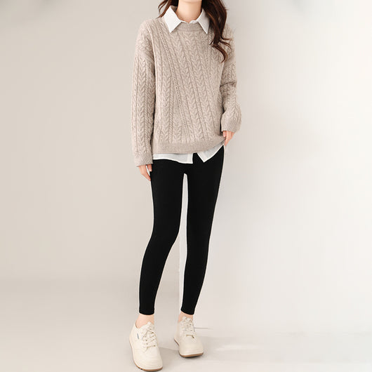 Leggings Térmicos de Lana Tejida sin Costuras - Cintura Alta Reductora - Image 2