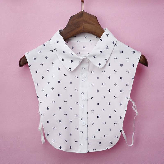 Cuello Postizo Desmontable para Suéter - Estilo Retro Coreano Otoño-Invierno