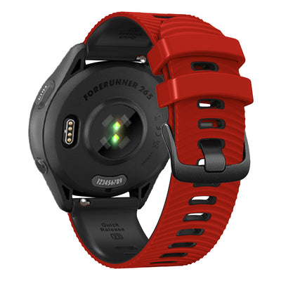 Correa de Silicona Bicolor con Efecto Agua para Reloj Inteligente 22mm - Image 7