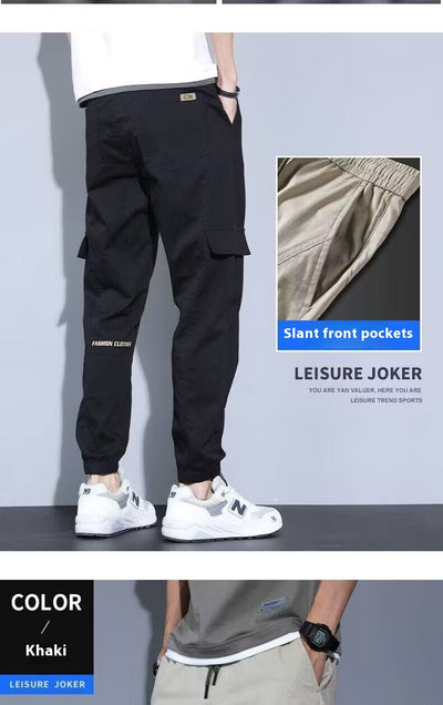 Pantalones Harem Deportivos Sueltos para Hombre - Cintura Ajustable Tendencia - Image 17