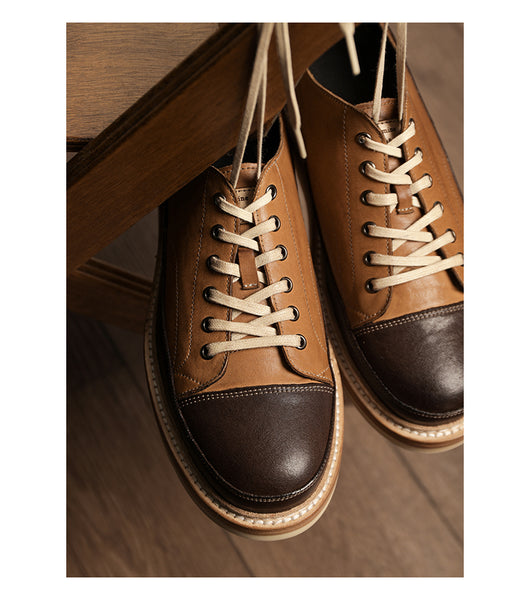 Zapatos Casuales de Cuero Genuino con Plataforma - Estilo Vintage Artesanal - Image 22