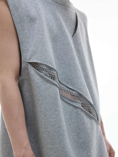 Chaleco Mesh 3D Calado sin Mangas - Diseño Minimalista y Moderno - Image 12