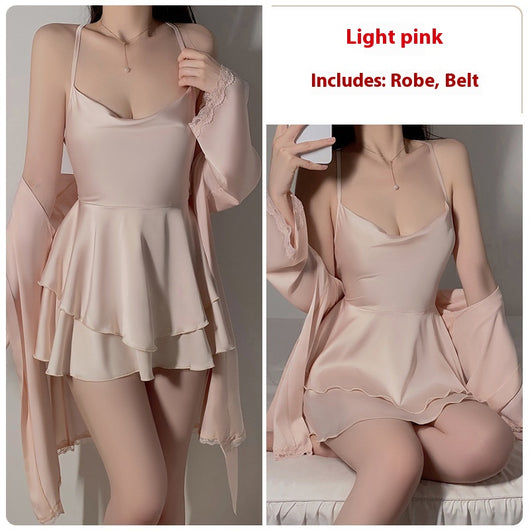 Camisón de Encaje Puro - Conjunto de Lencería Elegante para Casa - Image 31