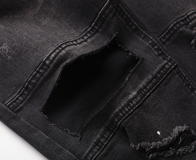Pantalones Elásticos Rotos con Cintura Ajustable - Image 10