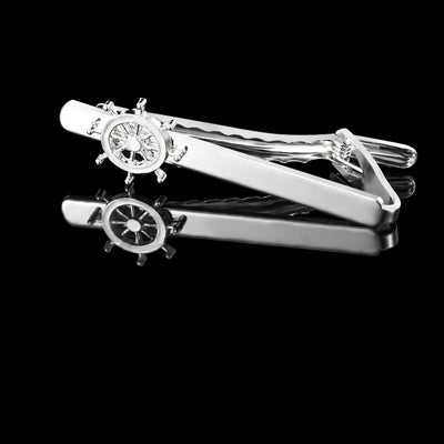 Gemelos y Pasador de Corbata Timón Elegante para Hombre - Image 6