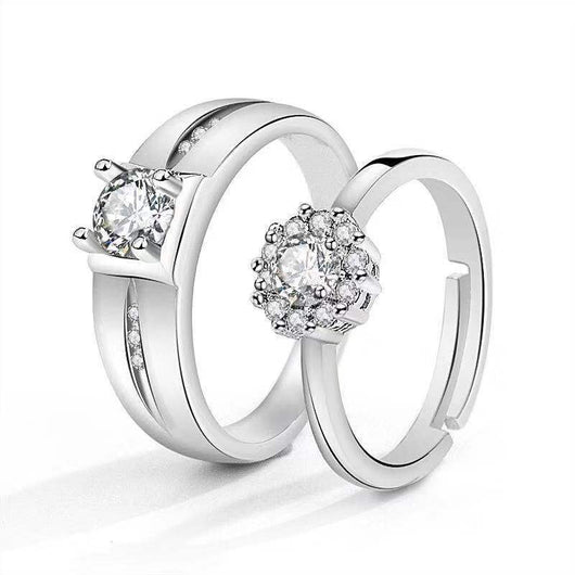 Anillos de Compromiso Moissanita para Parejas - Image 32