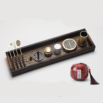 Set Completo de Quemador de Incienso Agarwood con Herramientas de Cobre y Caja de Regalo - Image 6