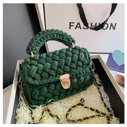 Bolsa Mensajera Tejida a Mano - Diseño Artesanal Crochet - Image 9