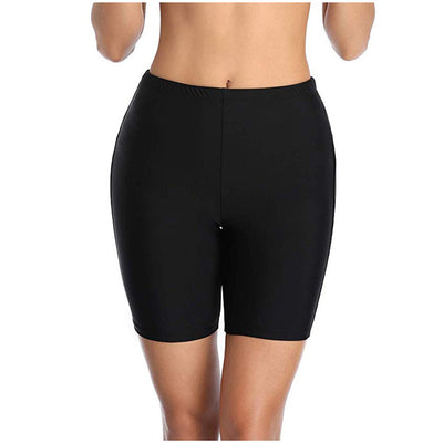 Traje de Baño Tres Cuartos Liso para Mujer - Estilo Europeo y Americano