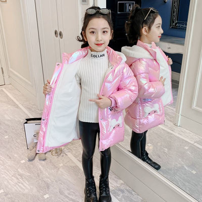 Chaqueta Acolchada Infantil con Relleno de Plumón - Calidez y Comodidad - Image 8