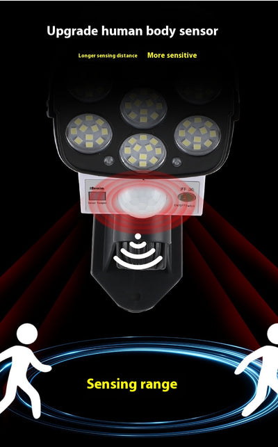 Lámpara LED Solar con Sensor de Movimiento para Exteriores - Impermeable - Image 7
