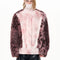 Suéter Cuello Alto Estampado Leopardo con Paneles de Pelaje Lujo para Hombre