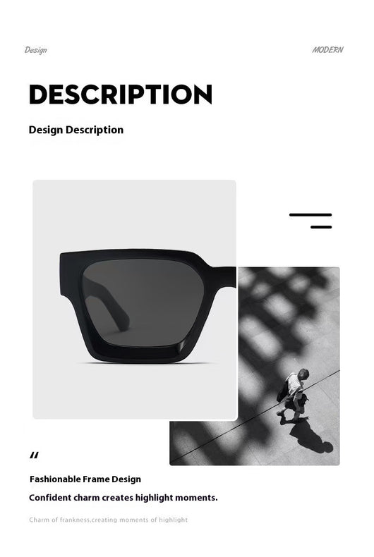 Olive green rectangular sunglasses with dark gray lenses, featuring a thick, modern frame design. - Image 12