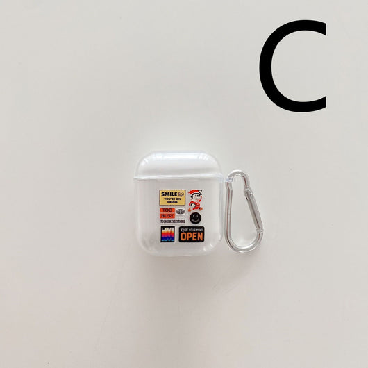 Funda Protectora Transparente para AirPods con Diseño Graffiti Compatible con Apple - Image 10