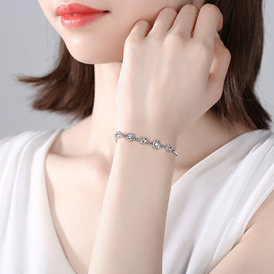 Pulsera de Plata Esterlina 925 con Estrella de Seis Puntas para Mujer - Image 10