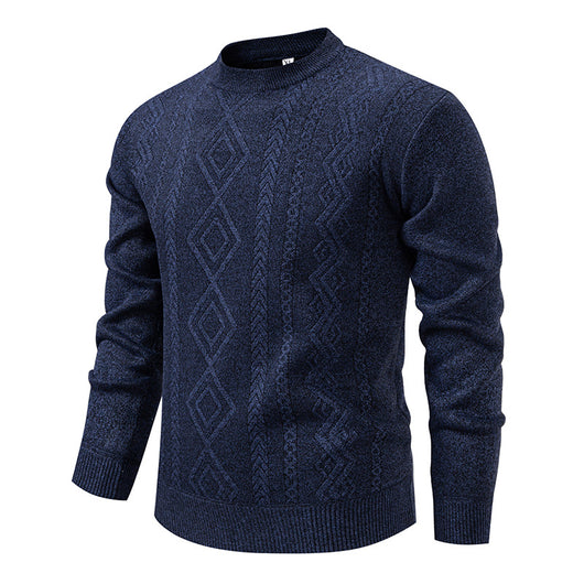 Suéter Tejido Cuello Redondo Cálido y Casual para Hombre - Image 3