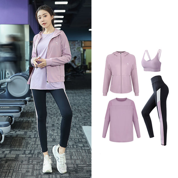 Conjunto de 4 Piezas Yoga Talla Grande Otoño Invierno para Mujer - Image 7