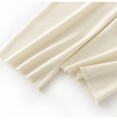 Pantalones de Lana Cintura Alta Relajados de Corte Recto - Image 22