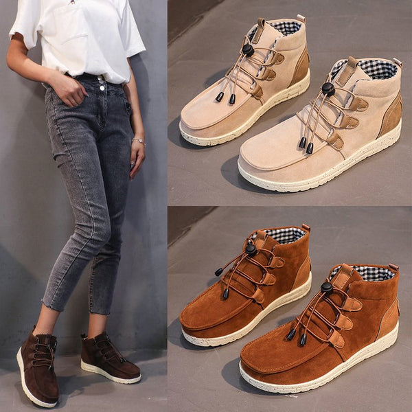 Zapatillas Altas Casuales Talla Grande - Diseño Clásico y Cómodo