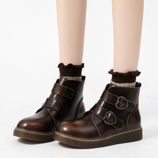 Botas Martin Retro Otoño Invierno para Mujer - Estilo Vintage