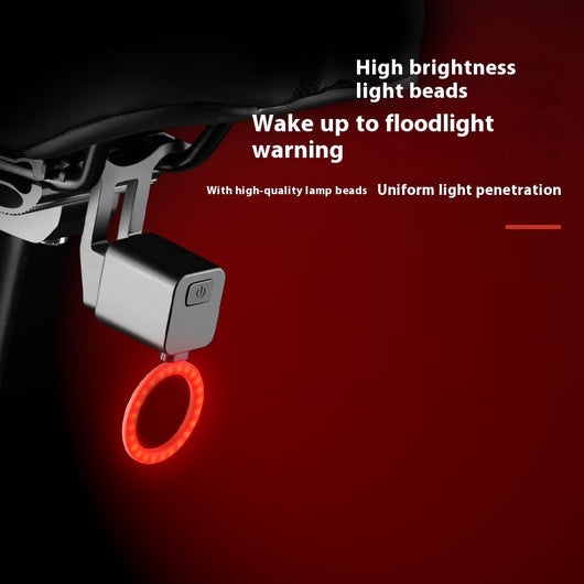 Luz Trasera LED para Bicicleta con Indicador de Seguridad Nocturna - Image 5