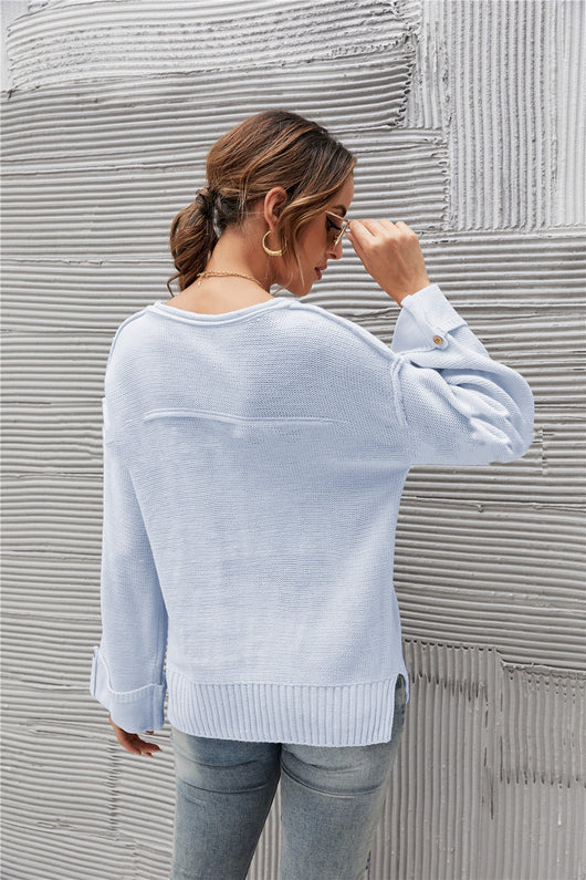 Suéter Pullover de Acrílico Liso para Mujer - Otoño Invierno - Image 20