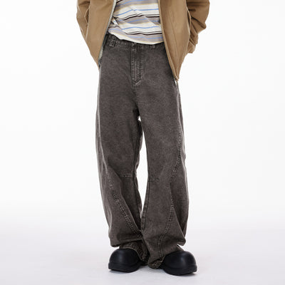 Pantalones Casuales Retro Desestructurados para Hombre