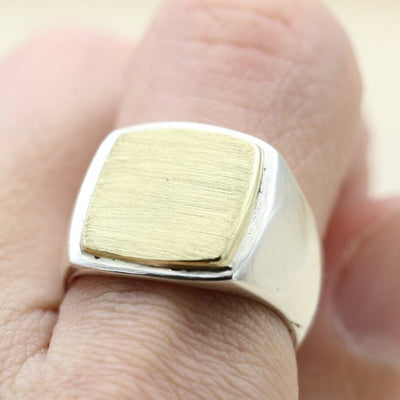 Anillo Elegante Chapado en Oro con Plata de Ley - Image 4