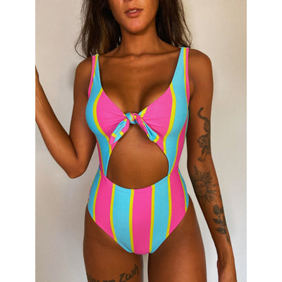 Traje de Baño Entero para Mujer con Tirantes Cruzados - Image 24