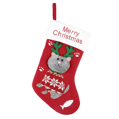Bolsa de Regalos Navideños con Calcetines Estampados - Image 10