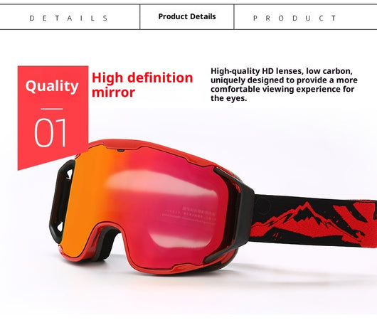 Gafas de Esquí Doble Lente Antivaho con Película Protectora - Image 16